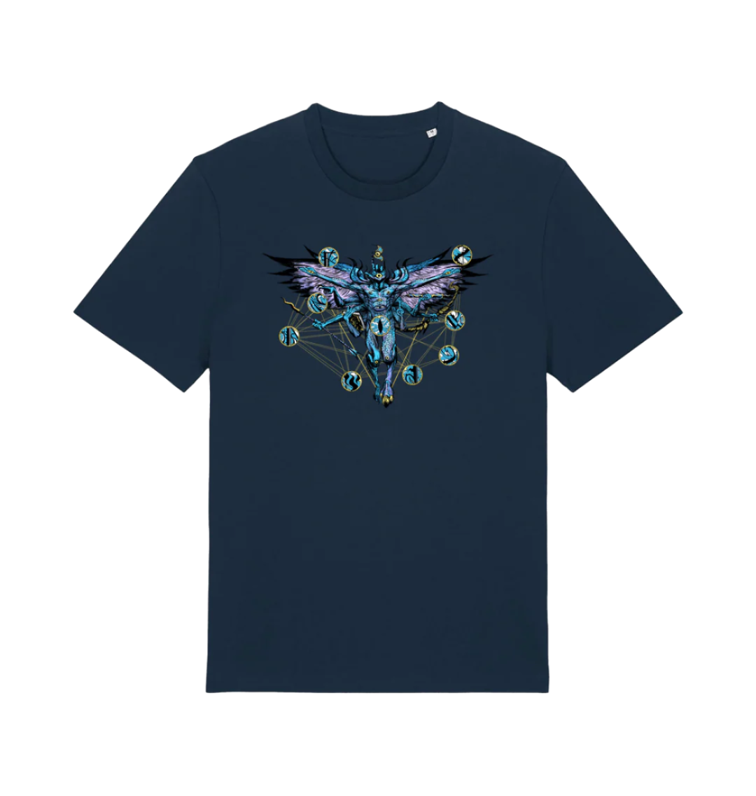 French Navy Printed T-shirt